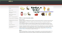 Desktop Screenshot of peps-c.com